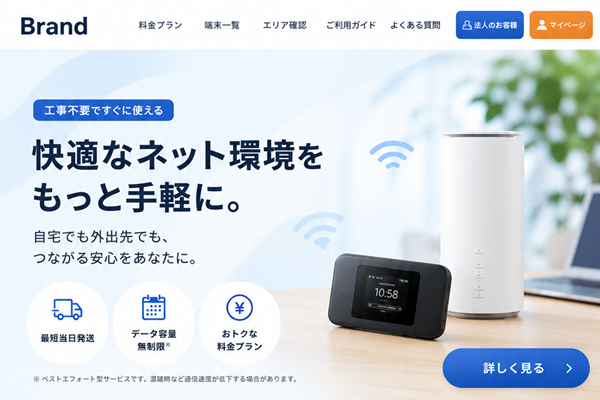 大手量販店の公式サイトリニューアル